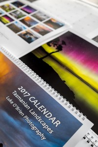 2017 calendar tasmanian landscapes Luke O'Brien Photography