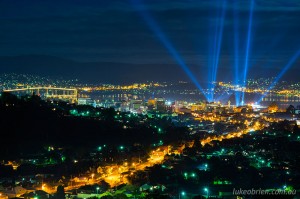 Dark Mofo Light Show Hobart