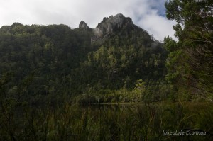 Lake Vera on the Frenchmans Cap hike in Tasmania