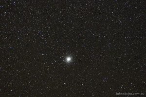 Pentax O'GPS1 Astro Tracer: Omega Centauri
