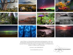 2014 Tasmanian Landscapes Calendar by Luke O'Brien