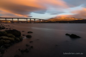 The Tasman Bridge & Mt Wellington, Hobart