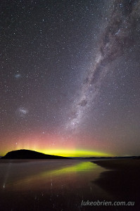aurora australis south arm tasmania august 19 2018