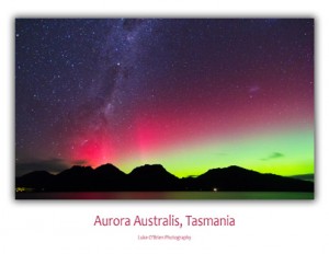 Aurora Australis Coles Bay, Postcard