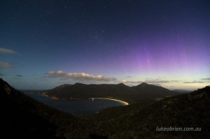 Aurora Wineglass Bay Tasmania