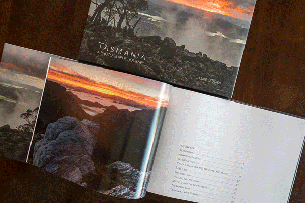 Tasmania A Photographic Journey - new book by Luke O'Brien