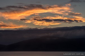Sunset at the Neck, Bruny Island photographic workshop Tasmania