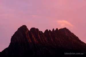 The jagged dolerite of Cradle Mountain 