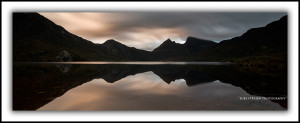 P4: Cradle Mountain, silhouette and reflections
