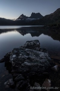 Sunrise and sunset photos, Cradle Mountain and Dove Lake, Tasmania