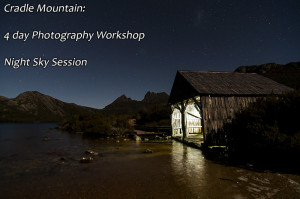 cradle mountain night sky photography workshop