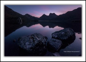 Cradle Mountain sunset Dove Lake