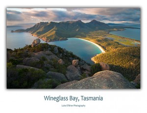 Freycinet Wineglass Bay Postcard