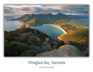 Tasmanian Postcards - Freycinet, Wineglass Bay