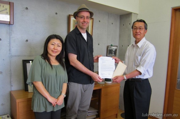 Donation to Living Dreams Organisation in Fukushima, Japan