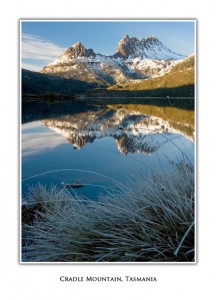 Tasmanian Greeting Cards - Cradle Mountain (frost)