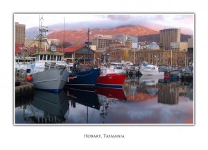 Tasmanian Greeting Cards - Hobart Waterfront