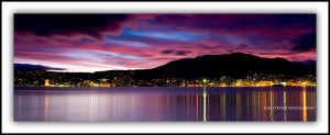P5: Sunset over Hobart