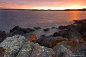 Sunrise from Low Head, Tasmania