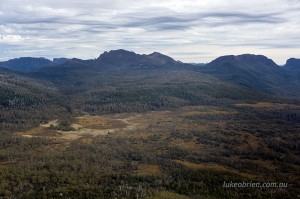 The Pelion Plains and Mt Ossa from Mt Oakleigh