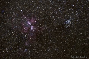 Pentax O'GPS1 & Astro Tracer: Eta Carinae nebula
