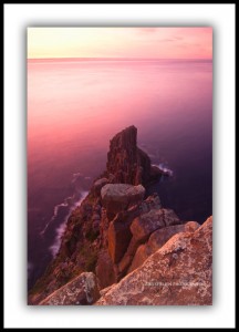 Pink dawn, Cape Raoul