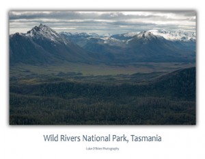 Postcards of Tasmania - Wild Rivers National Park