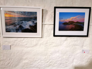 My Tarkine Coast shot, next to one of Bob Brown's! Guess who got the red sticker :( 