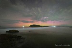 aurora and bioluminescence tasmania