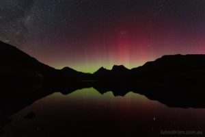 aurora australis cradle mountain tasmania