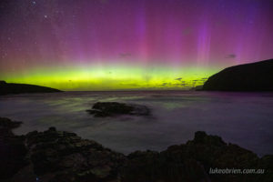 aurora australis tasmania february 3 2022
