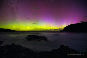 aurora australis tasmania february 3 2022