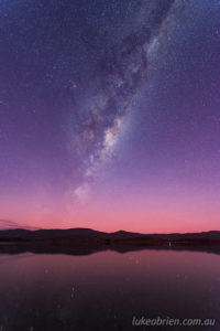 milky way astrophotography bruny island tasmania