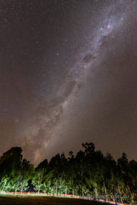 Milky Way rising at Bruny Island during winter.