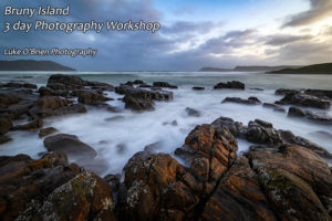 Bruny Island 3 day photography workshop April 2024. Dusk/sunset at Cloudy Bay.