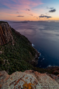 Dawn view towards Tasman Island