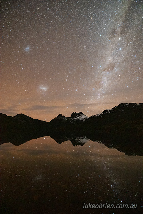 Cradle Mountain And Dove Lake At Night Luke Obrien Photography