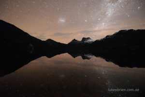 Cradle Mountain and Dove Lake night photography