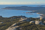 Granite and Flinders Island coastline, from Mt Killiecrankie