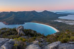 wineglass bay from mt amos, freycinet national park