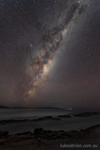 astro photography tasmania milky way pentax astrotracer