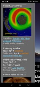solar storm and aurora february 3 2022