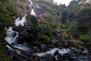 st columba falls in north east tasmania