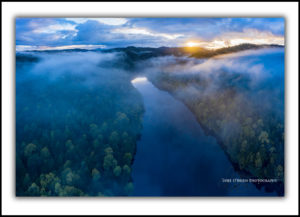 Sunrise Pieman River, Tarkine