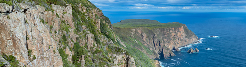 view from cape raoul lookout tasman national park