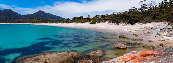 Wineglass Bay beach, Freycinet National Park, Tasmania